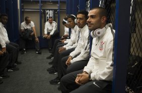 Nos vestiários antes do jogo entre Colonia/Alemanha x Corinthians/Brasl, realizado esta noite no ESPN Wide World of Sports Complex na cidade de Orlando/EUA, válido pela Florida Cup 2015