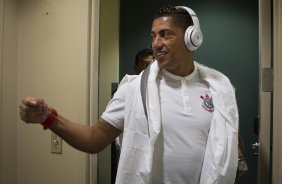 Nos vestiários antes do jogo entre Colonia/Alemanha x Corinthians/Brasl, realizado esta noite no ESPN Wide World of Sports Complex na cidade de Orlando/EUA, válido pela Florida Cup 2015