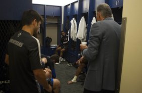 Nos vestiários antes do jogo entre Colonia/Alemanha x Corinthians/Brasl, realizado esta noite no ESPN Wide World of Sports Complex na cidade de Orlando/EUA, válido pela Florida Cup 2015