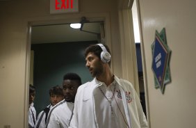 Nos vestiários antes do jogo entre Colonia/Alemanha x Corinthians/Brasl, realizado esta noite no ESPN Wide World of Sports Complex na cidade de Orlando/EUA, válido pela Florida Cup 2015