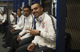 Nos vestiários antes do jogo entre Colonia/Alemanha x Corinthians/Brasl, realizado esta noite no ESPN Wide World of Sports Complex na cidade de Orlando/EUA, válido pela Florida Cup 2015