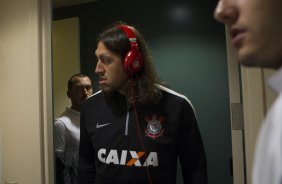 Nos vestiários antes do jogo entre Colonia/Alemanha x Corinthians/Brasl, realizado esta noite no ESPN Wide World of Sports Complex na cidade de Orlando/EUA, válido pela Florida Cup 2015