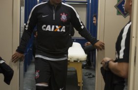 Nos vestiários antes do jogo entre Colonia/Alemanha x Corinthians/Brasl, realizado esta noite no ESPN Wide World of Sports Complex na cidade de Orlando/EUA, válido pela Florida Cup 2015