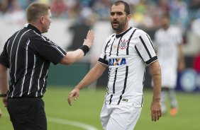 Durante o jogo entre Corinthians/Brasil x Bayer Leverkusen/Alemanha realizado esta tarde no Everbank Field, na cidade de Jacksonville/EUA, válido pela Florida Cup 2015