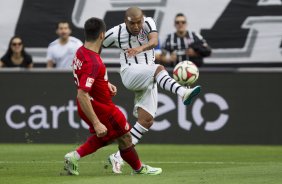 Durante o jogo entre Corinthians/Brasil x Bayer Leverkusen/Alemanha realizado esta tarde no Everbank Field, na cidade de Jacksonville/EUA, válido pela Florida Cup 2015