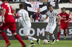 Durante o jogo entre Corinthians/Brasil x Bayer Leverkusen/Alemanha realizado esta tarde no Everbank Field, na cidade de Jacksonville/EUA, válido pela Florida Cup 2015