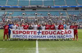 Durante o jogo entre Corinthians/Brasil x Bayer Leverkusen/Alemanha realizado esta tarde no Everbank Field, na cidade de Jacksonville/EUA, válido pela Florida Cup 2015
