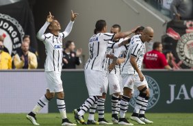 Durante o jogo entre Corinthians/Brasil x Bayer Leverkusen/Alemanha realizado esta tarde no Everbank Field, na cidade de Jacksonville/EUA, válido pela Florida Cup 2015