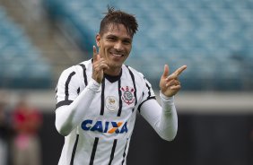 Durante o jogo entre Corinthians/Brasil x Bayer Leverkusen/Alemanha realizado esta tarde no Everbank Field, na cidade de Jacksonville/EUA, válido pela Florida Cup 2015