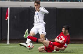 Durante o jogo entre Corinthians/Brasil x Bayer Leverkusen/Alemanha realizado esta tarde no Everbank Field, na cidade de Jacksonville/EUA, vlido pela Florida Cup 2015