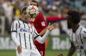 Durante o jogo entre Corinthians/Brasil x Bayer Leverkusen/Alemanha realizado esta tarde no Everbank Field, na cidade de Jacksonville/EUA, válido pela Florida Cup 2015