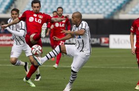 Durante o jogo entre Corinthians/Brasil x Bayer Leverkusen/Alemanha realizado esta tarde no Everbank Field, na cidade de Jacksonville/EUA, válido pela Florida Cup 2015