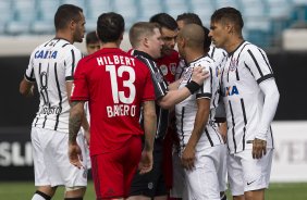 Durante o jogo entre Corinthians/Brasil x Bayer Leverkusen/Alemanha realizado esta tarde no Everbank Field, na cidade de Jacksonville/EUA, válido pela Florida Cup 2015