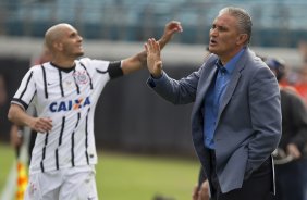 Durante o jogo entre Corinthians/Brasil x Bayer Leverkusen/Alemanha realizado esta tarde no Everbank Field, na cidade de Jacksonville/EUA, válido pela Florida Cup 2015