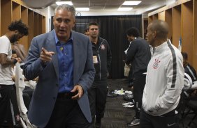 Nos vestirios antes do jogo entre Corinthians/Brasil x Bayer Leverkusen/Alemanha realizado esta tarde no Everbank Field, na cidade de Jacksonville/EUA, vlido pela Florida Cup 2015