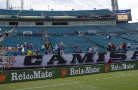 Nos vestirios antes do jogo entre Corinthians/Brasil x Bayer Leverkusen/Alemanha realizado esta tarde no Everbank Field, na cidade de Jacksonville/EUA, vlido pela Florida Cup 2015