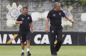 Durante o treino desta manh no CT Joaquim Grava, zona leste da cidade. O prximo jogo da equipe ser contra o Corinthian Casuals, da Inglaterra, sbado, dia 24/01, na Arena Corinthians, em homenagem ao co-irmo