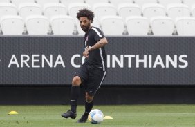 Durante o treino desta tarde na Arena Corinthians, zona leste da cidade. O prximo jogo da equipe ser contra o Corinthian Casuals, da Inglaterra, sbado, dia 24/01, na Arena Corinthians, em homenagem ao co-irmo