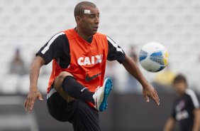 Durante o treino desta tarde na Arena Corinthians, zona leste da cidade. O próximo jogo da equipe será contra o Corinthian Casuals, da Inglaterra, sábado, dia 24/01, na Arena Corinthians, em homenagem ao co-irmão