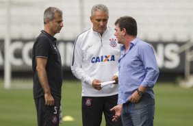 Durante o treino desta tarde na Arena Corinthians, zona leste da cidade. O próximo jogo da equipe será contra o Corinthian Casuals, da Inglaterra, sábado, dia 24/01, na Arena Corinthians, em homenagem ao co-irmão