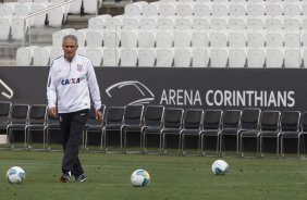 Durante o treino desta tarde na Arena Corinthians, zona leste da cidade. O prximo jogo da equipe ser contra o Corinthian Casuals, da Inglaterra, sbado, dia 24/01, na Arena Corinthians, em homenagem ao co-irmo