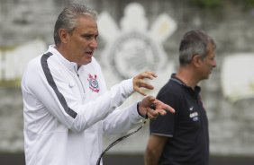 Durante o treino desta manh no CT Joaquim Grava, zona leste da cidade. O prximo jogo da equipe ser domingo, dia 01/02, contra o Marilia, na Arena Corinthians, jogo vlido pela 1 rodada do Campeonato Paulista de 2015