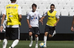 Durante o treino desta tarde na Arena Corinthians, zona leste da cidade. O prximo jogo da equipe ser domingo, dia 01/02, contra o Marilia, na Arena Corinthians, jogo vlido pela 1 rodada do Campeonato Paulista de 2015