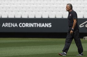 Durante o treino desta tarde na Arena Corinthians, zona leste da cidade. O prximo jogo da equipe ser domingo, dia 01/02, contra o Marilia, na Arena Corinthians, jogo vlido pela 1 rodada do Campeonato Paulista de 2015
