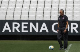 Durante o treino desta tarde na Arena Corinthians, zona leste da cidade. O prximo jogo da equipe ser domingo, dia 01/02, contra o Marilia, na Arena Corinthians, jogo vlido pela 1 rodada do Campeonato Paulista de 2015