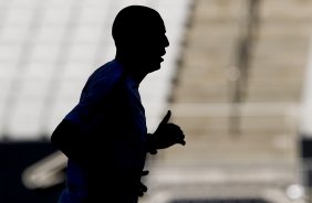 Durante o treino desta tarde na Arena Corinthians, zona leste da cidade. O prximo jogo da equipe ser domingo, dia 01/02, contra o Marilia, na Arena Corinthians, jogo vlido pela 1 rodada do Campeonato Paulista de 2015