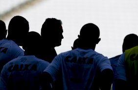 Durante o treino desta tarde na Arena Corinthians, zona leste da cidade. O prximo jogo da equipe ser domingo, dia 01/02, contra o Marilia, na Arena Corinthians, jogo vlido pela 1 rodada do Campeonato Paulista de 2015