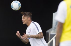 Durante o treino desta tarde na Arena Corinthians, zona leste da cidade. O prximo jogo da equipe ser domingo, dia 01/02, contra o Marilia, na Arena Corinthians, jogo vlido pela 1 rodada do Campeonato Paulista de 2015