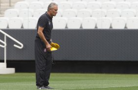 Durante o treino desta tarde na Arena Corinthians, zona leste da cidade. O prximo jogo da equipe ser domingo, dia 01/02, contra o Marilia, na Arena Corinthians, jogo vlido pela 1 rodada do Campeonato Paulista de 2015