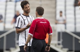 Durante o jogo realizado esta tarde na Arena Corinthians entre Corinthians x Marilia/SP, vlido pela 1 rodada do Campeonato Paulista de 2015