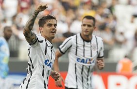 Durante o jogo realizado esta tarde na Arena Corinthians entre Corinthians x Marilia/SP, vlido pela 1 rodada do Campeonato Paulista de 2015