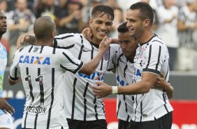 Durante o jogo realizado esta tarde na Arena Corinthians entre Corinthians x Marilia/SP, vlido pela 1 rodada do Campeonato Paulista de 2015