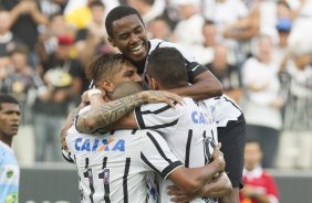 Durante o jogo realizado esta tarde na Arena Corinthians entre Corinthians x Marilia/SP, vlido pela 1 rodada do Campeonato Paulista de 2015