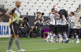 Durante o jogo realizado esta tarde na Arena Corinthians entre Corinthians x Marilia/SP, vlido pela 1 rodada do Campeonato Paulista de 2015