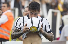 Durante o jogo realizado esta tarde na Arena Corinthians entre Corinthians x Marilia/SP, vlido pela 1 rodada do Campeonato Paulista de 2015