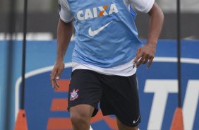 Rodrigo Sam durante o treino desta manh no CT Joaquim Grava, zona leste da cidade. O prximo jogo da equipe ser quarta-feira, dia 04/02, contra o Once Caldas/Colmbia, na Arena Corinthians, jogo de ida da Pr Libertadores de 2015