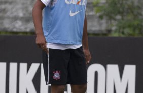 Rodrigo Sam durante o treino desta manh no CT Joaquim Grava, zona leste da cidade. O prximo jogo da equipe ser quarta-feira, dia 04/02, contra o Once Caldas/Colmbia, na Arena Corinthians, jogo de ida da Pr Libertadores de 2015
