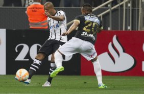 Durante o jogo realizado esta noite na Arena Corinthians entre Corinthians/Brasil x Once Caldas/Colmbia, jogo de ida vlido pela Pr Libertadores 2015