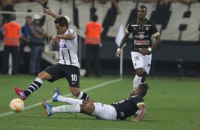 Durante o jogo realizado esta noite na Arena Corinthians entre Corinthians/Brasil x Once Caldas/Colmbia, jogo de ida vlido pela Pr Libertadores 2015