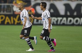 Durante o jogo realizado esta noite na Arena Corinthians entre Corinthians/Brasil x Once Caldas/Colmbia, jogo de ida vlido pela Pr Libertadores 2015