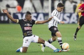 Durante o jogo realizado esta noite na Arena Corinthians entre Corinthians/Brasil x Once Caldas/Colmbia, jogo de ida vlido pela Pr Libertadores 2015