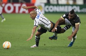 Durante o jogo realizado esta noite na Arena Corinthians entre Corinthians/Brasil x Once Caldas/Colmbia, jogo de ida vlido pela Pr Libertadores 2015