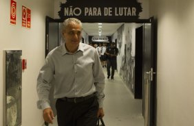 Nos vestirios antes do jogo realizado esta noite na Arena Corinthians entre Corinthians/Brasil x Once Caldas/Colmbia, jogo de ida vlido pela Pr Libertadores 2015