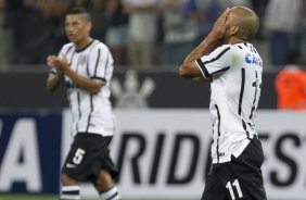 Durante o jogo realizado esta noite na Arena Corinthians entre Corinthians/Brasil x Once Caldas/Colmbia, jogo de ida vlido pela Pr Libertadores 2015