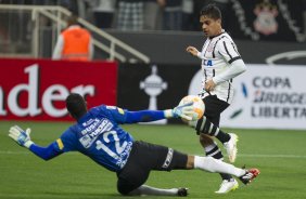 Durante o jogo realizado esta noite na Arena Corinthians entre Corinthians/Brasil x Once Caldas/Colmbia, jogo de ida vlido pela Pr Libertadores 2015