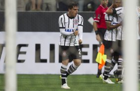 Durante o jogo realizado esta noite na Arena Corinthians entre Corinthians/Brasil x Once Caldas/Colmbia, jogo de ida vlido pela Pr Libertadores 2015